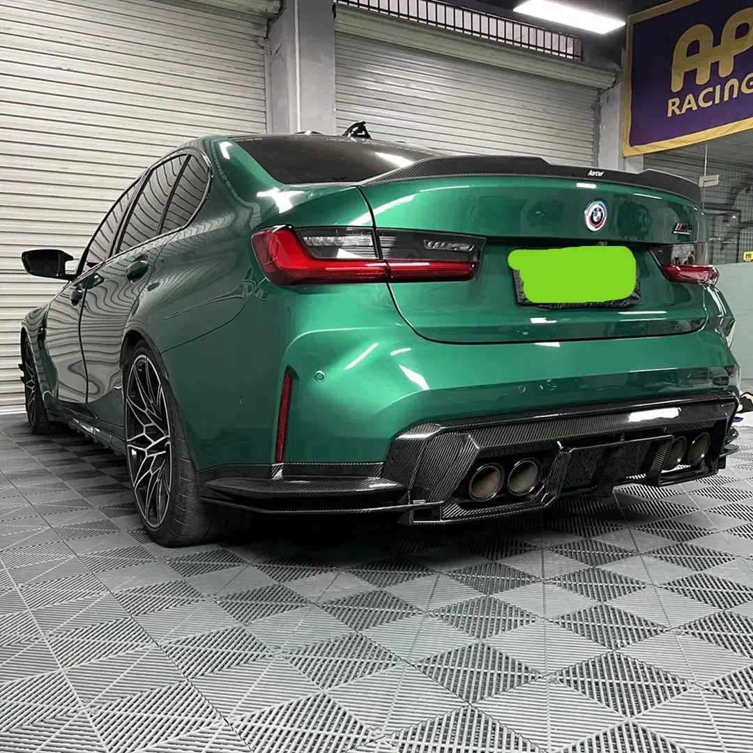 PSM Style Carbon Fiber Rear Diffuser - BMW G80 M3 & G82/G83 M4