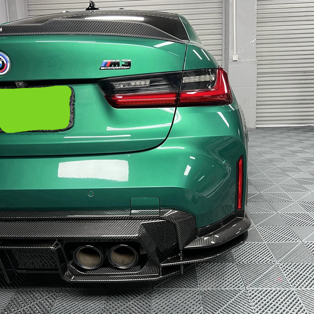 PSM Style Carbon Fiber Rear Diffuser - BMW G80 M3 & G82/G83 M4