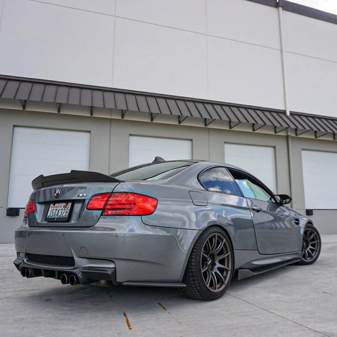 PSM Style High Kick Carbon Fiber Trunk Spoiler - BMW E90 / E92 / E93 M3 & 3 Series