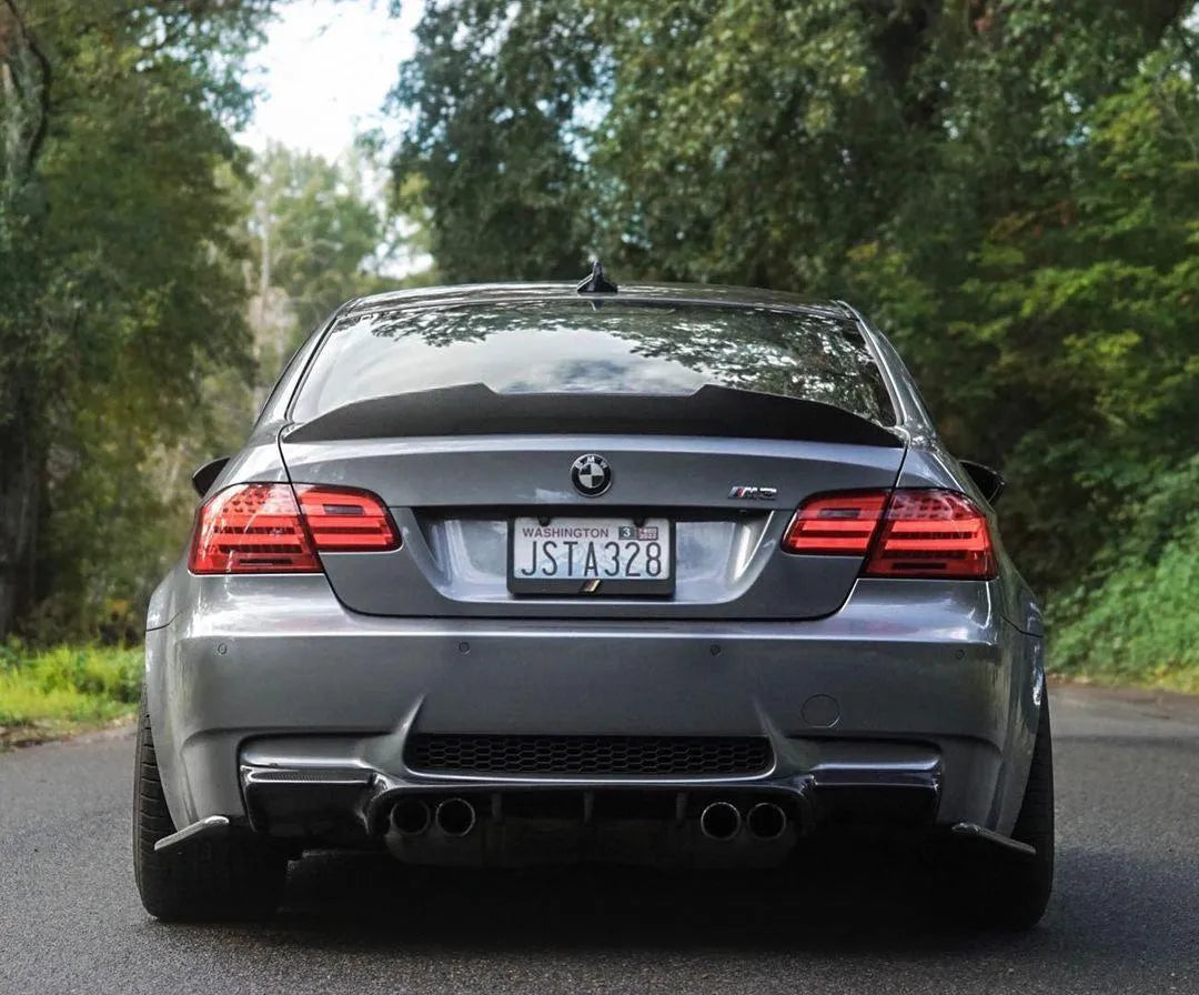 PSM Style High Kick Carbon Fiber Trunk Spoiler - BMW E90 / E92 / E93 M3 & 3 Series