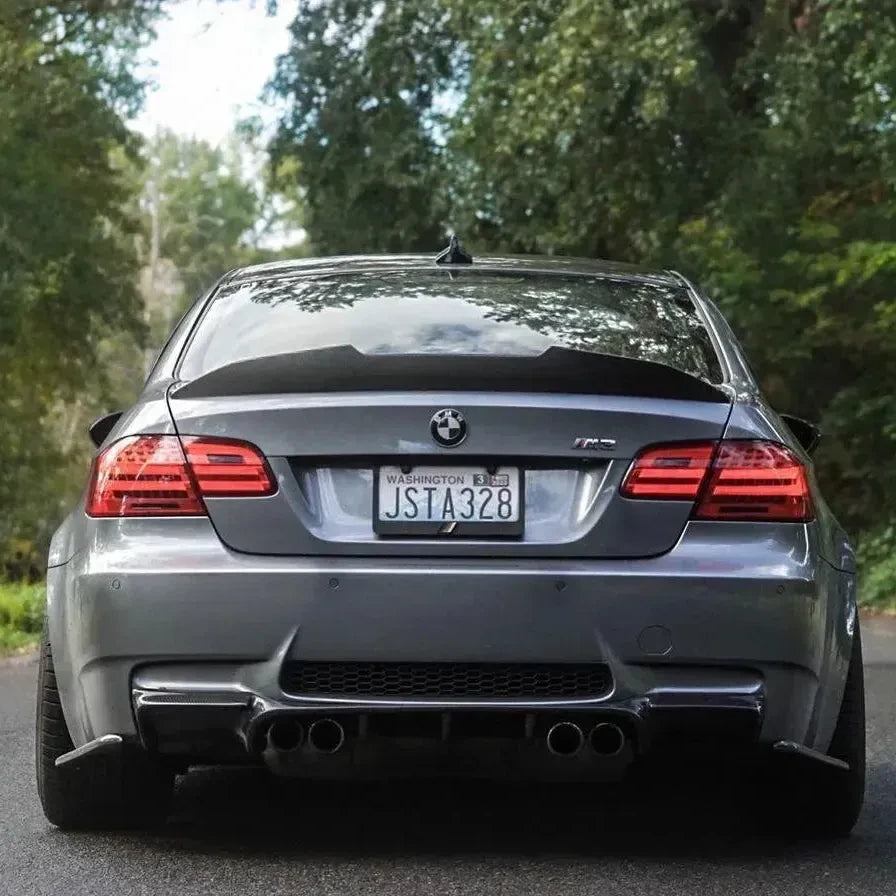 PSM Style High Kick Carbon Fiber Trunk Spoiler - BMW E90 / E92 / E93 M3 & 3 Series