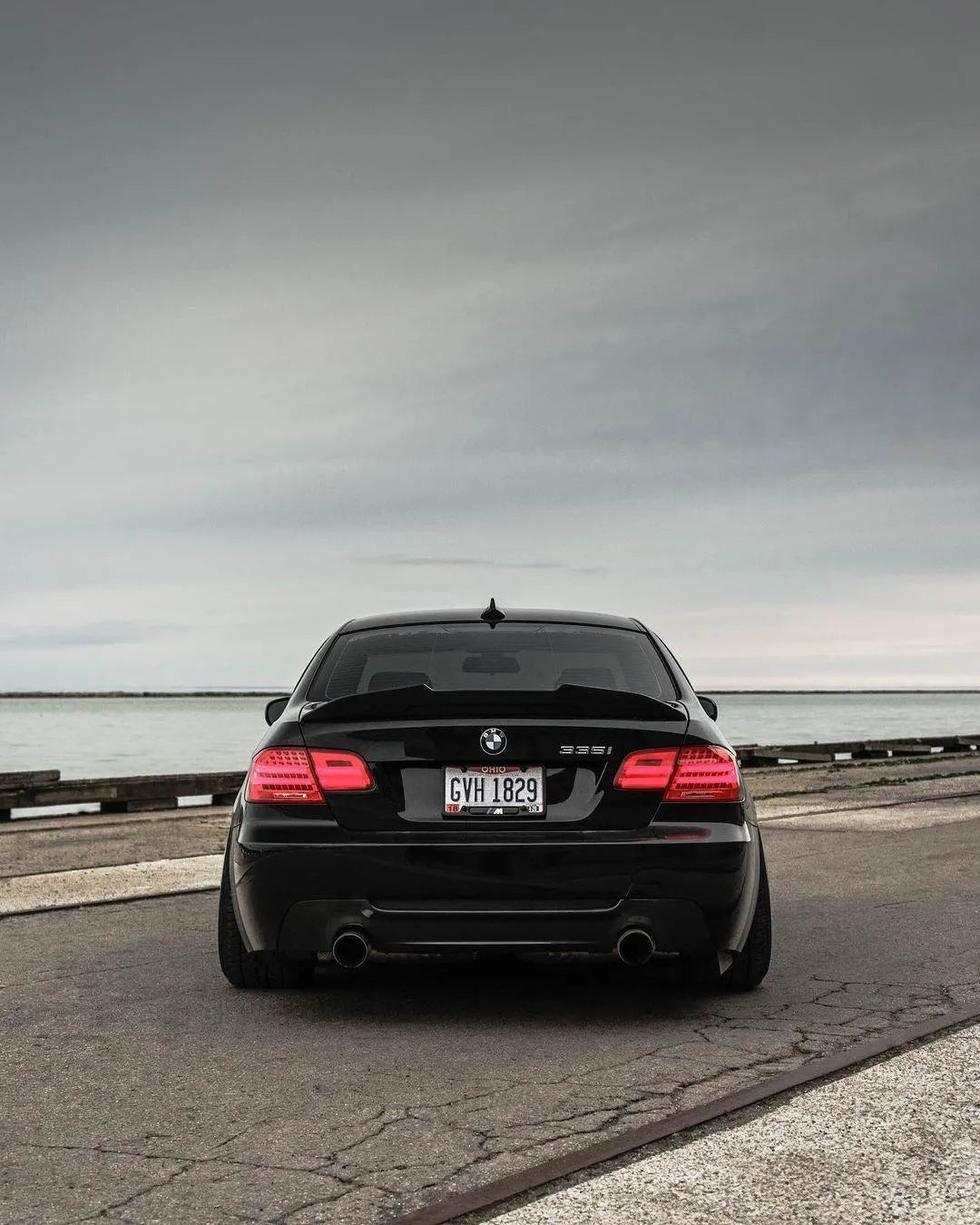 PSM Style High Kick Carbon Fiber Trunk Spoiler - BMW E90 / E92 / E93 M3 & 3 Series