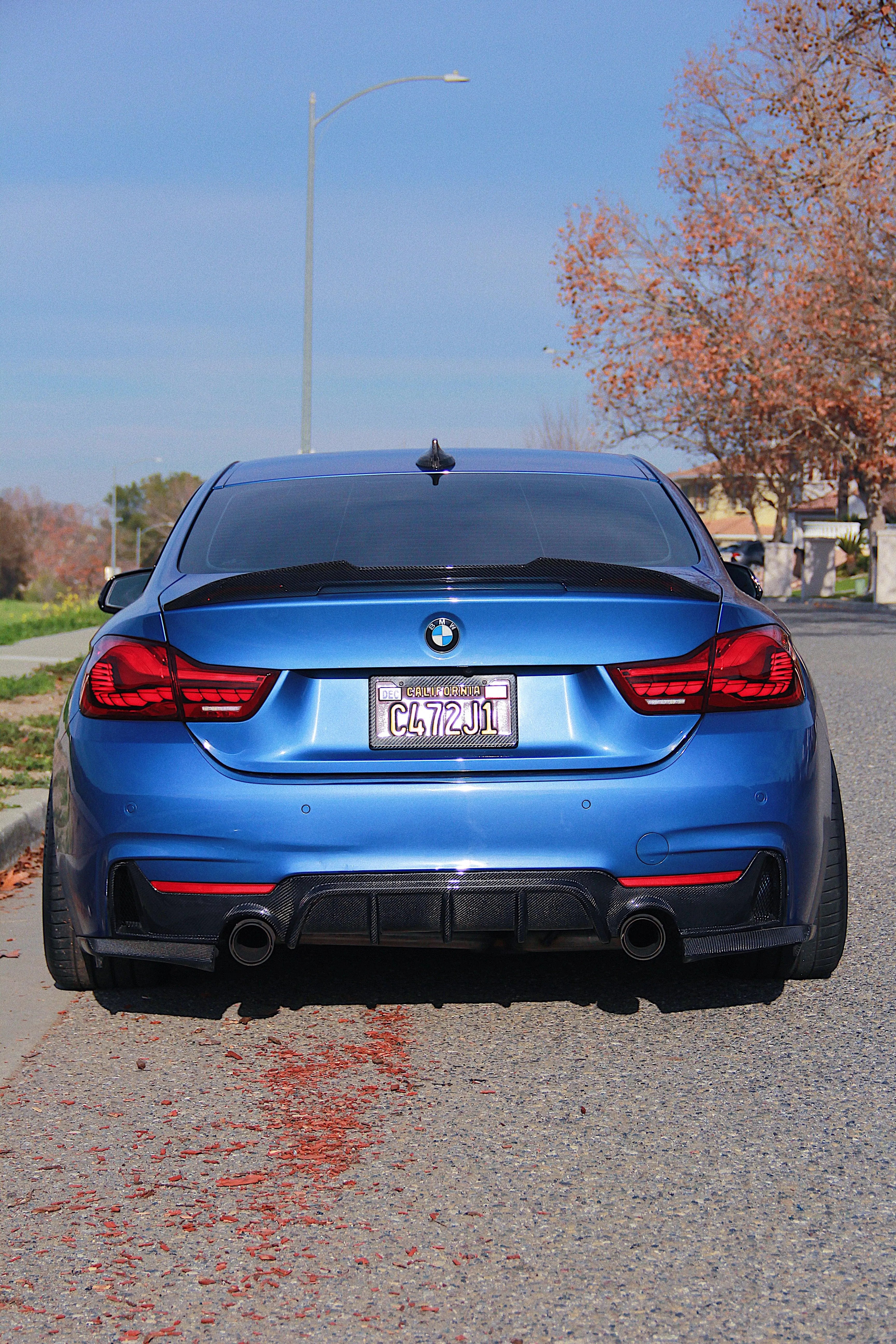 PSM Style High Kick Carbon Fiber Trunk Spoiler - BMW F32 / F33 / F36 4 Series
