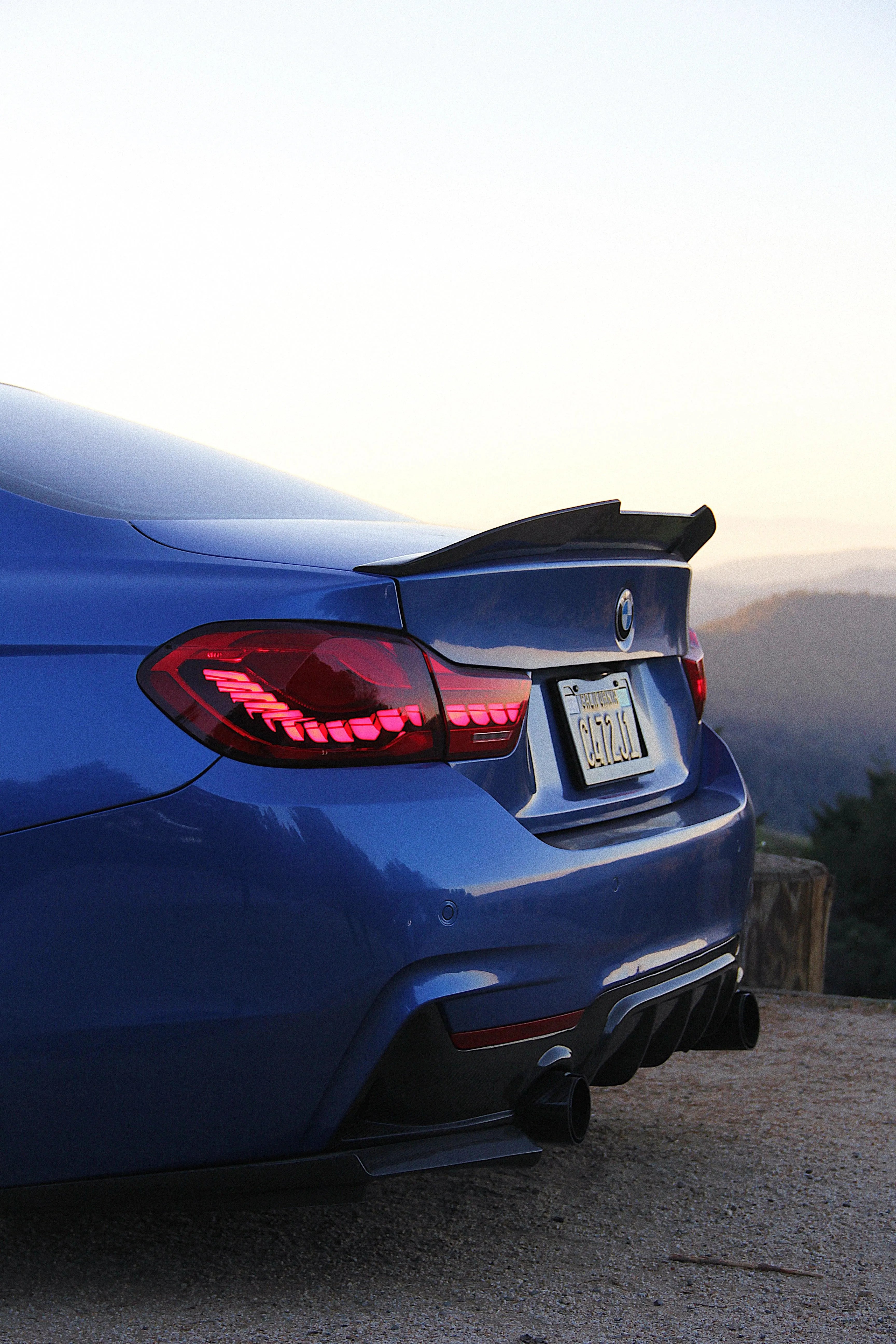 PSM Style High Kick Carbon Fiber Trunk Spoiler - BMW F32 / F33 / F36 4 Series