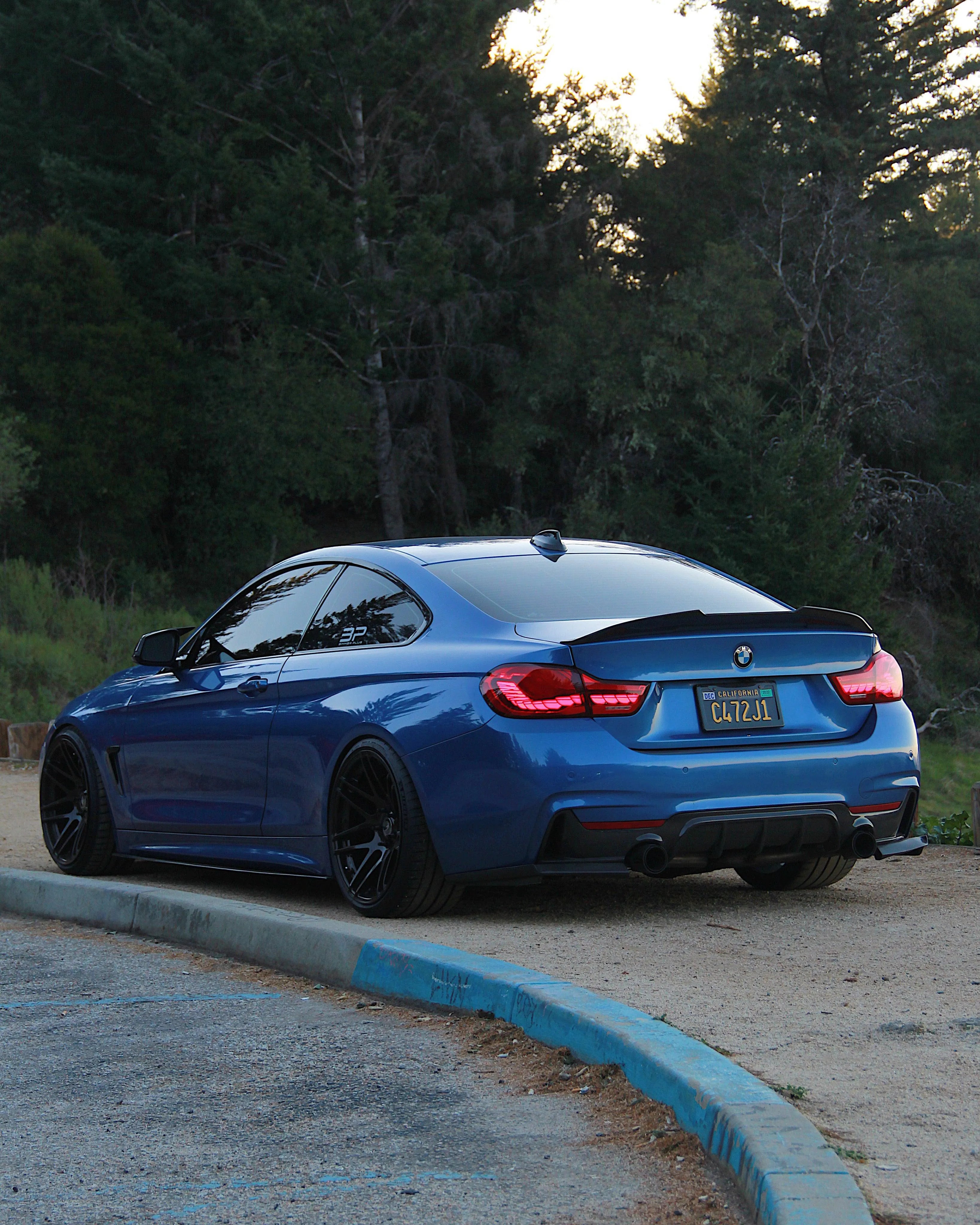 PSM Style High Kick Carbon Fiber Trunk Spoiler - BMW F32 / F33 / F36 4 Series