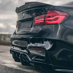 PSM Style High Kick Carbon Fiber Trunk Spoiler - BMW F80 M3 & F30 3 Series