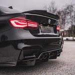 PSM Style High Kick Carbon Fiber Trunk Spoiler - BMW F80 M3 & F30 3 Series