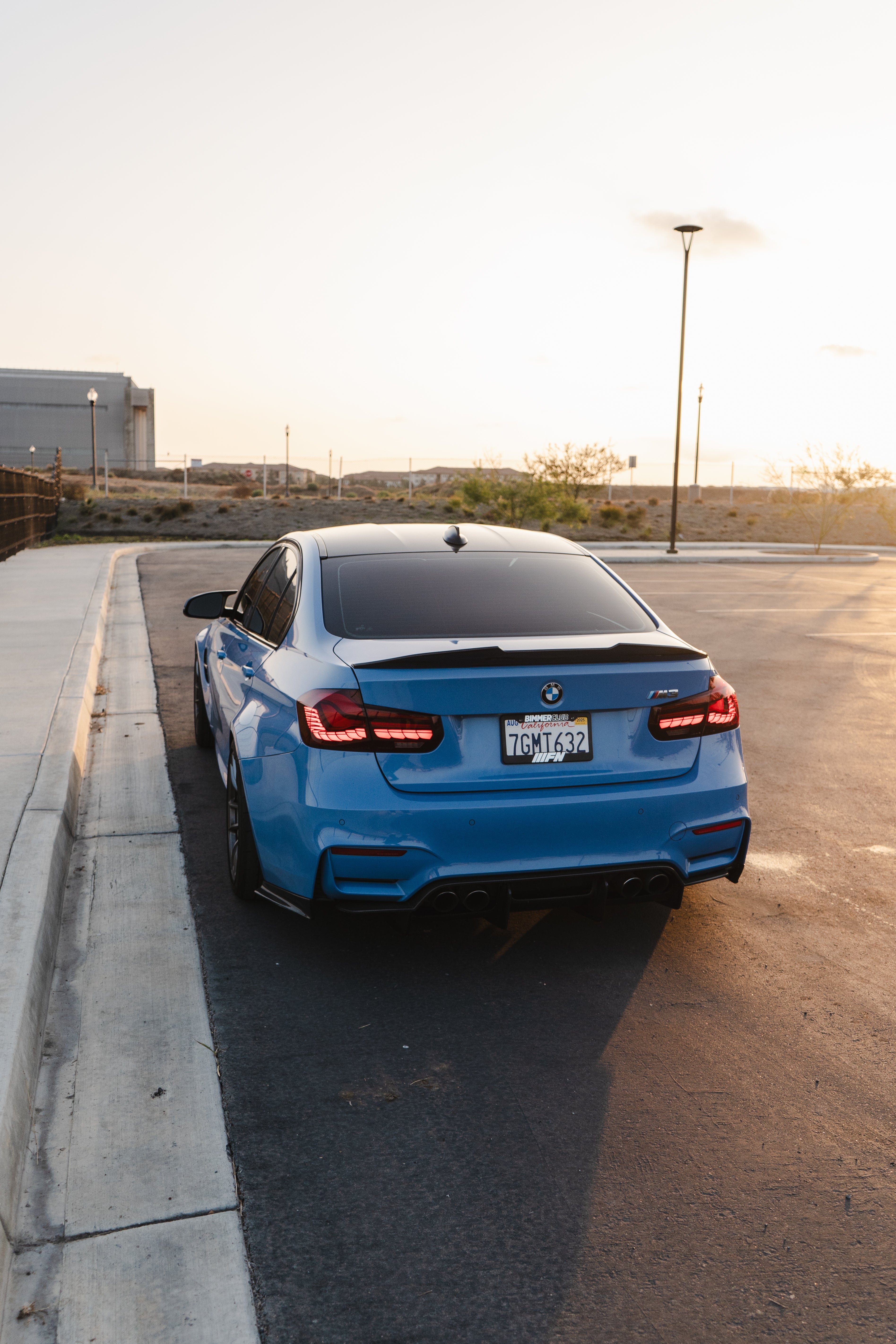 PSM Style High Kick Carbon Fiber Trunk Spoiler - BMW F80 M3 & F30 3 Series