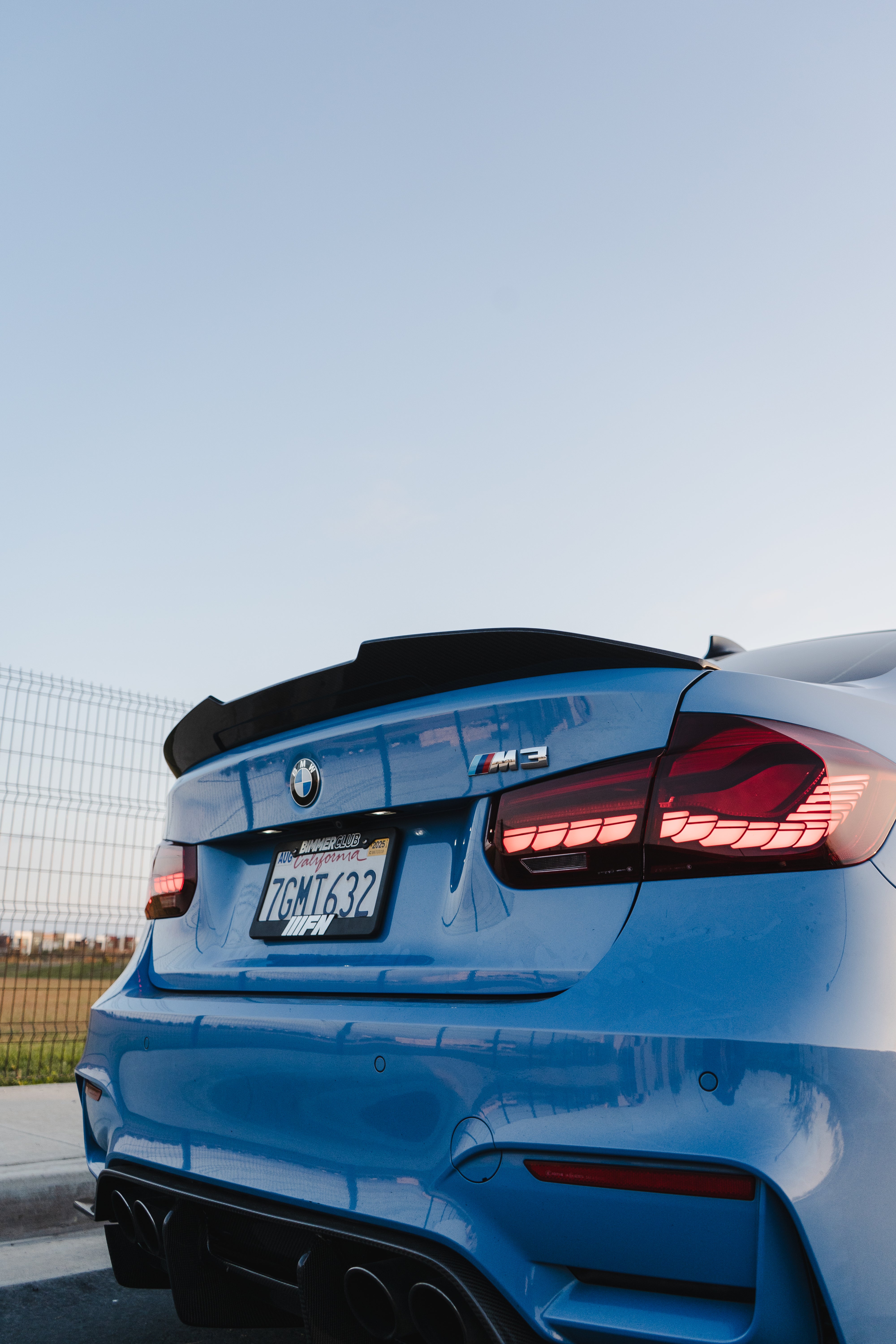 PSM Style High Kick Carbon Fiber Trunk Spoiler - BMW F80 M3 & F30 3 Series