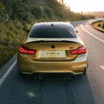 PSM Style High Kick Carbon Fiber Trunk Spoiler - BMW F82/F83 M4