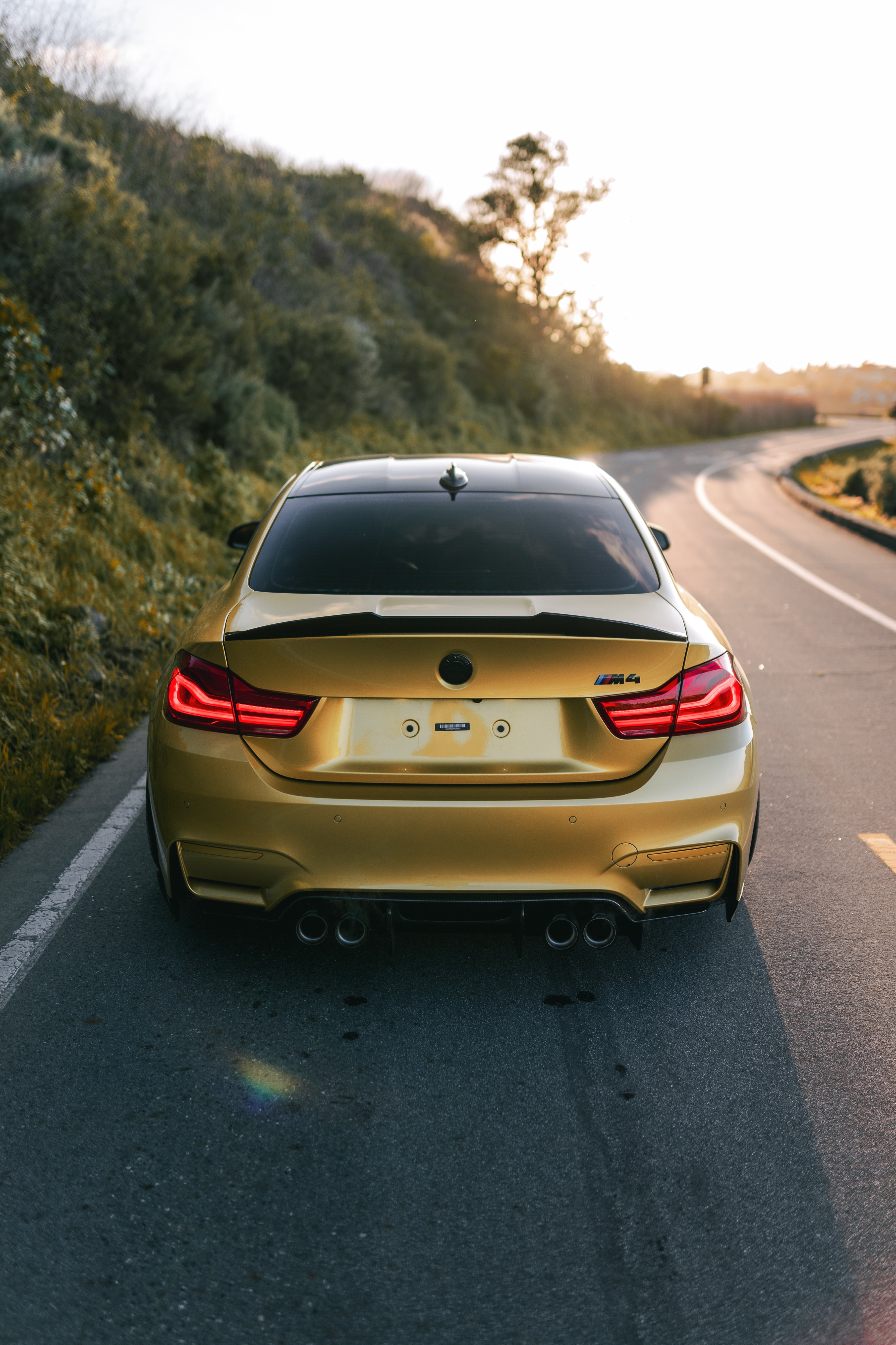 PSM Style High Kick Carbon Fiber Trunk Spoiler - BMW F82/F83 M4