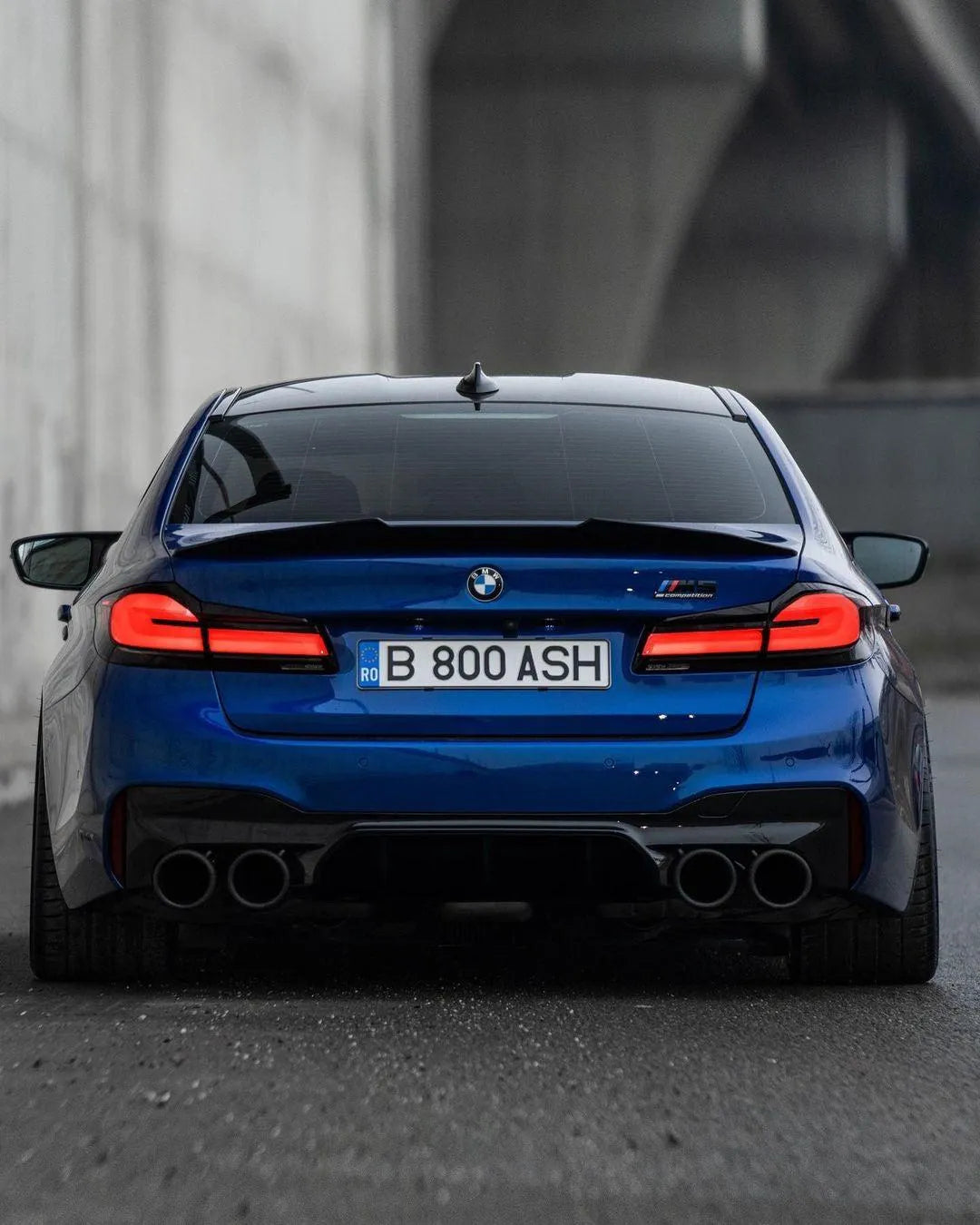 PSM Style High Kick Carbon Fiber Trunk Spoiler - BMW F90 M5 & G30 5 Series