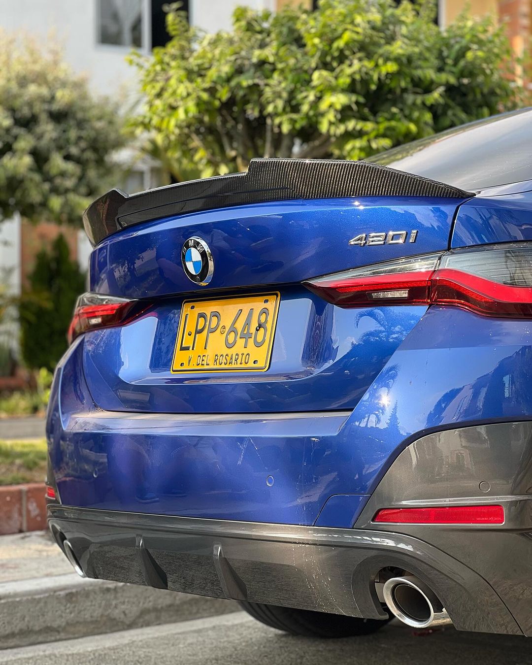 PSM Style High Kick Carbon Fiber Trunk Spoiler - BMW G26 4 Series & i4