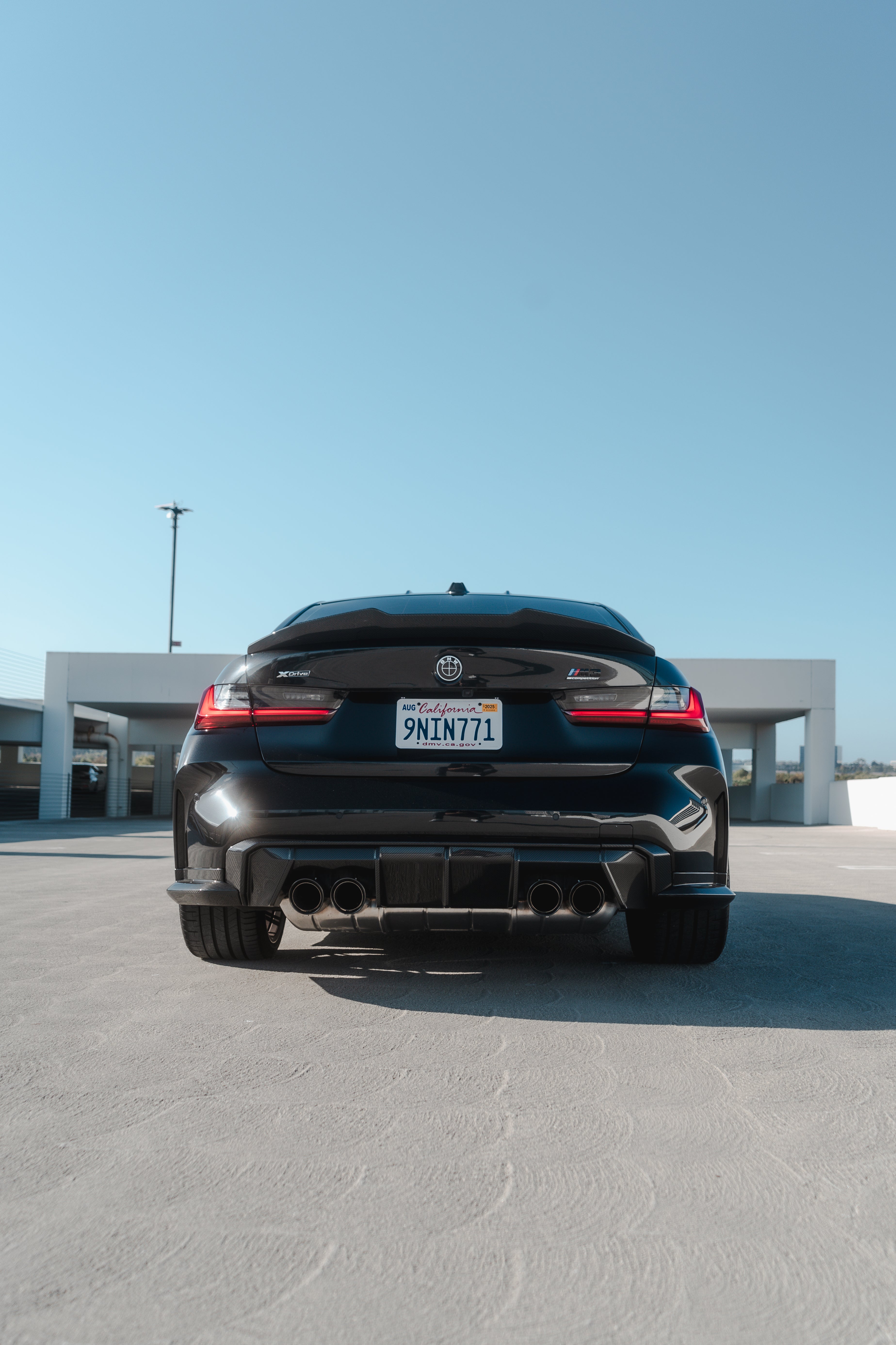 PSM Style High Kick Carbon Fiber Trunk Spoiler - BMW G80 M3 & G20 3 Series