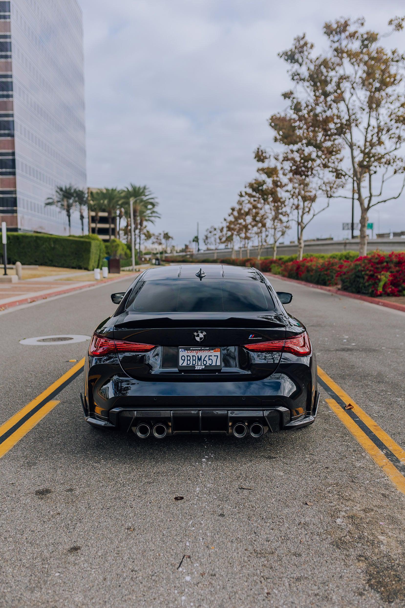 PSM Style High Kick Carbon Fiber Trunk Spoiler - BMW G82 M4 & G22 4 Series