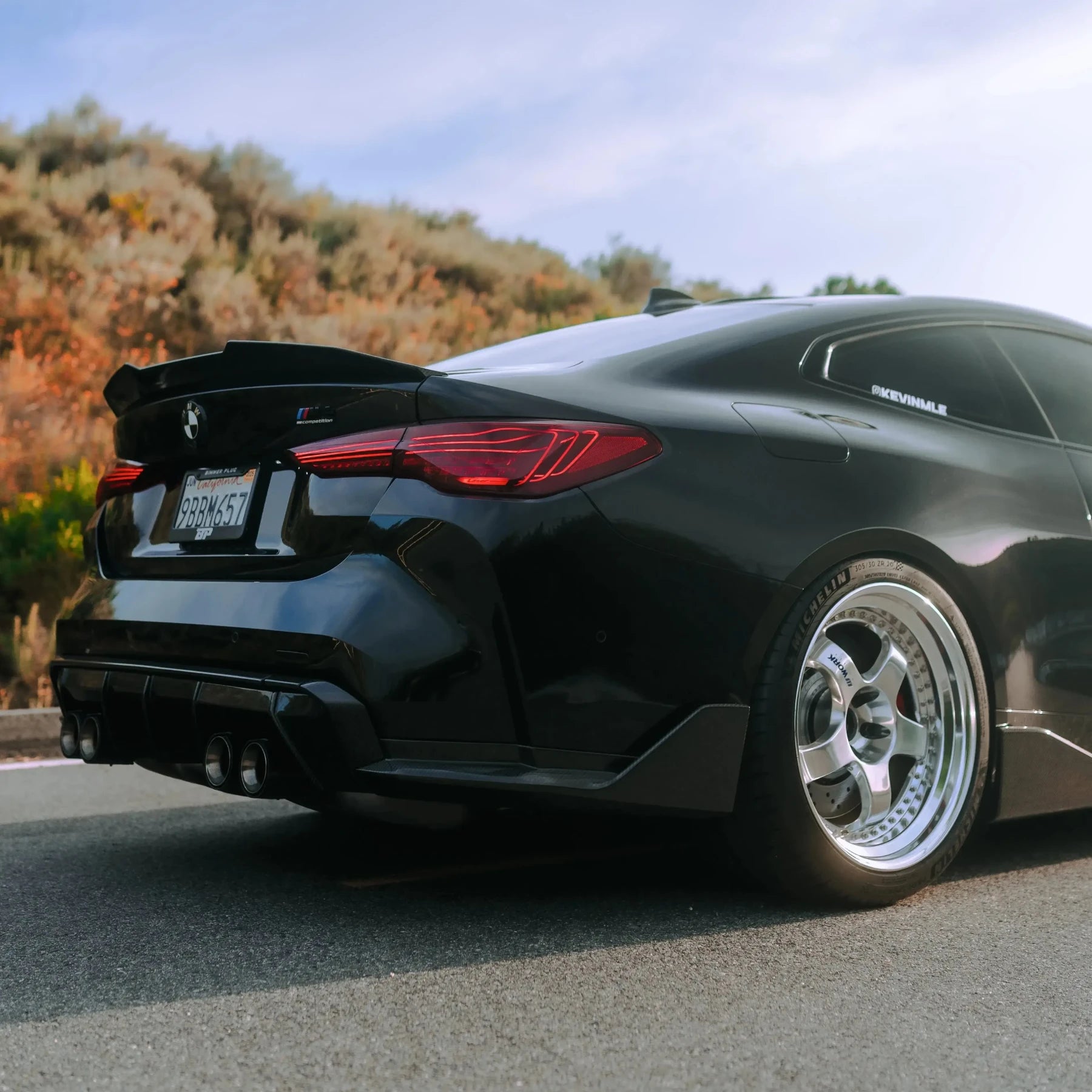 PSM Style High Kick Carbon Fiber Trunk Spoiler - BMW G82 M4 & G22 4 Series