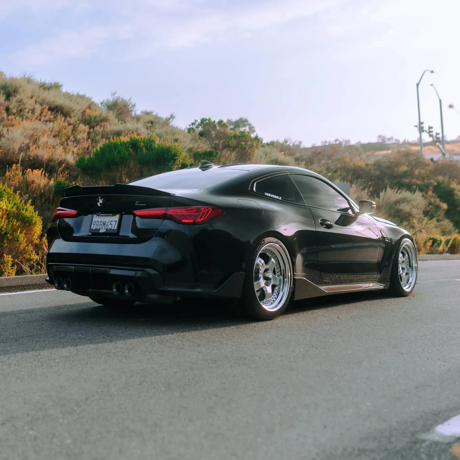 PSM Style High Kick Carbon Fiber Trunk Spoiler - BMW G82 M4 & G22 4 Series