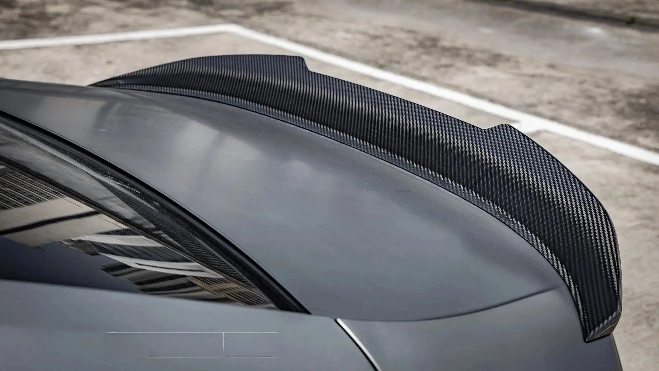 PSM Style High Kick Carbon Fiber Trunk Spoiler - BMW M8 & 8 Series