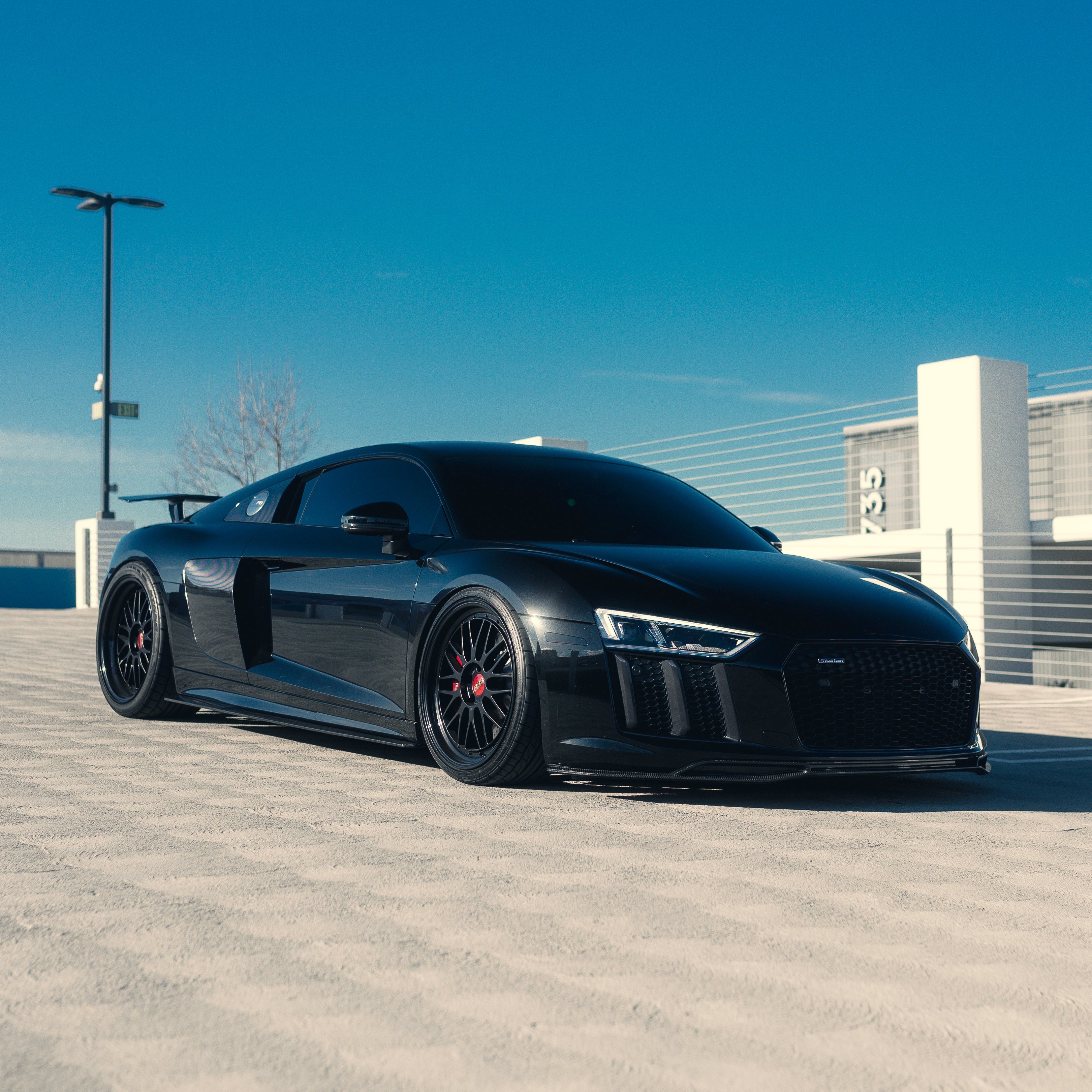 Performance Style Carbon Fiber Front Lip - Audi R8 V10 Gen2