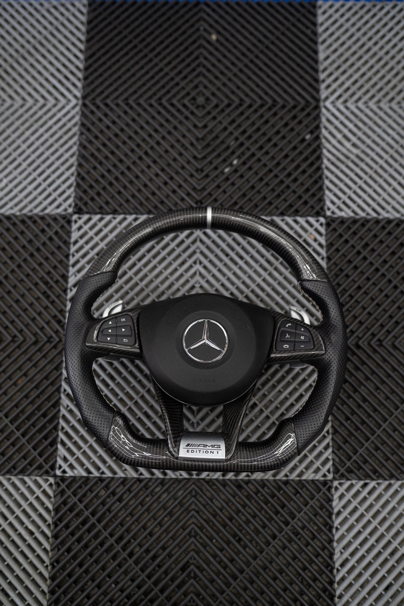 Pre-Configured Carbon Fiber Steering Wheel – Ready to Ship Today