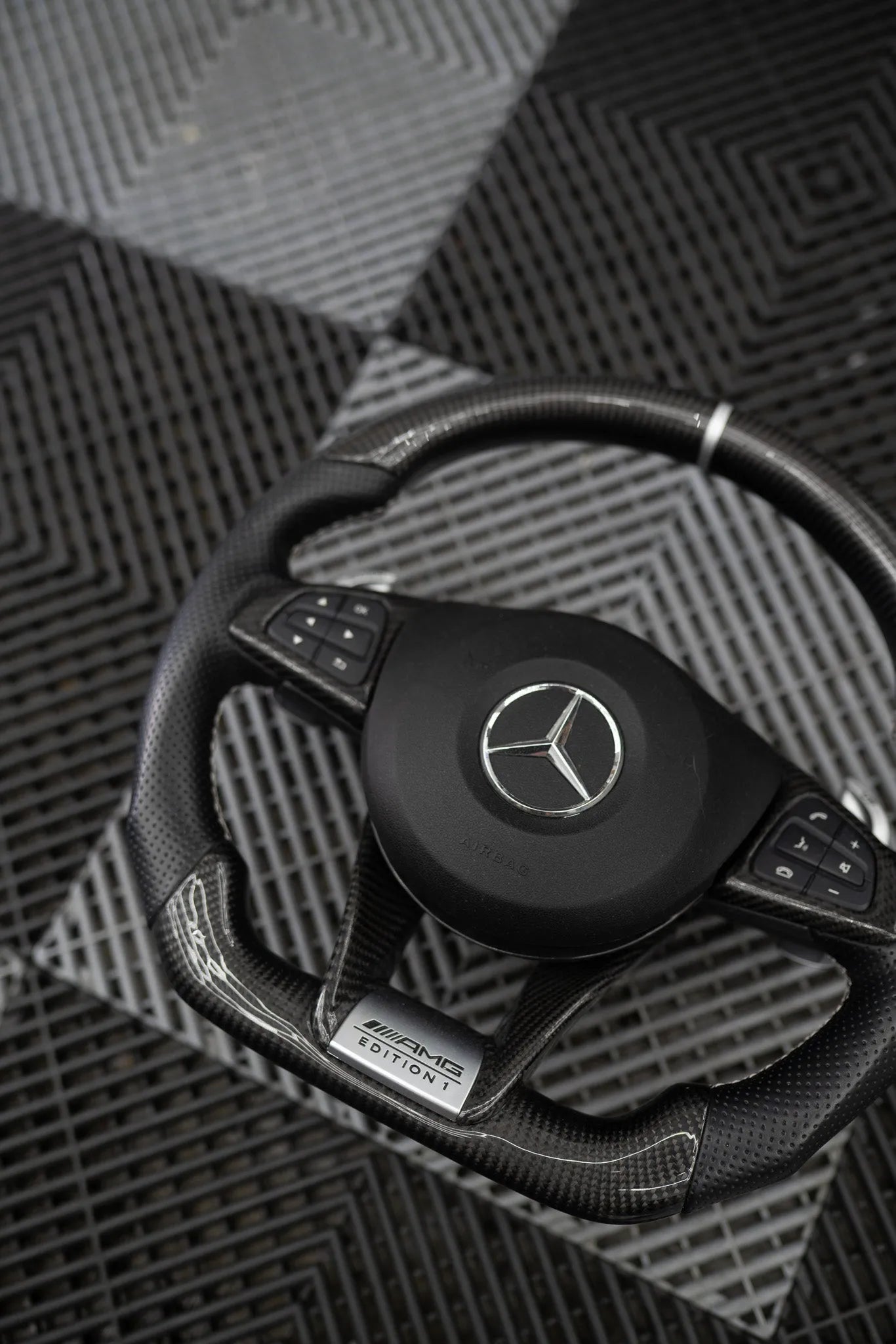 Pre-Configured Carbon Fiber Steering Wheel – Ready to Ship Today