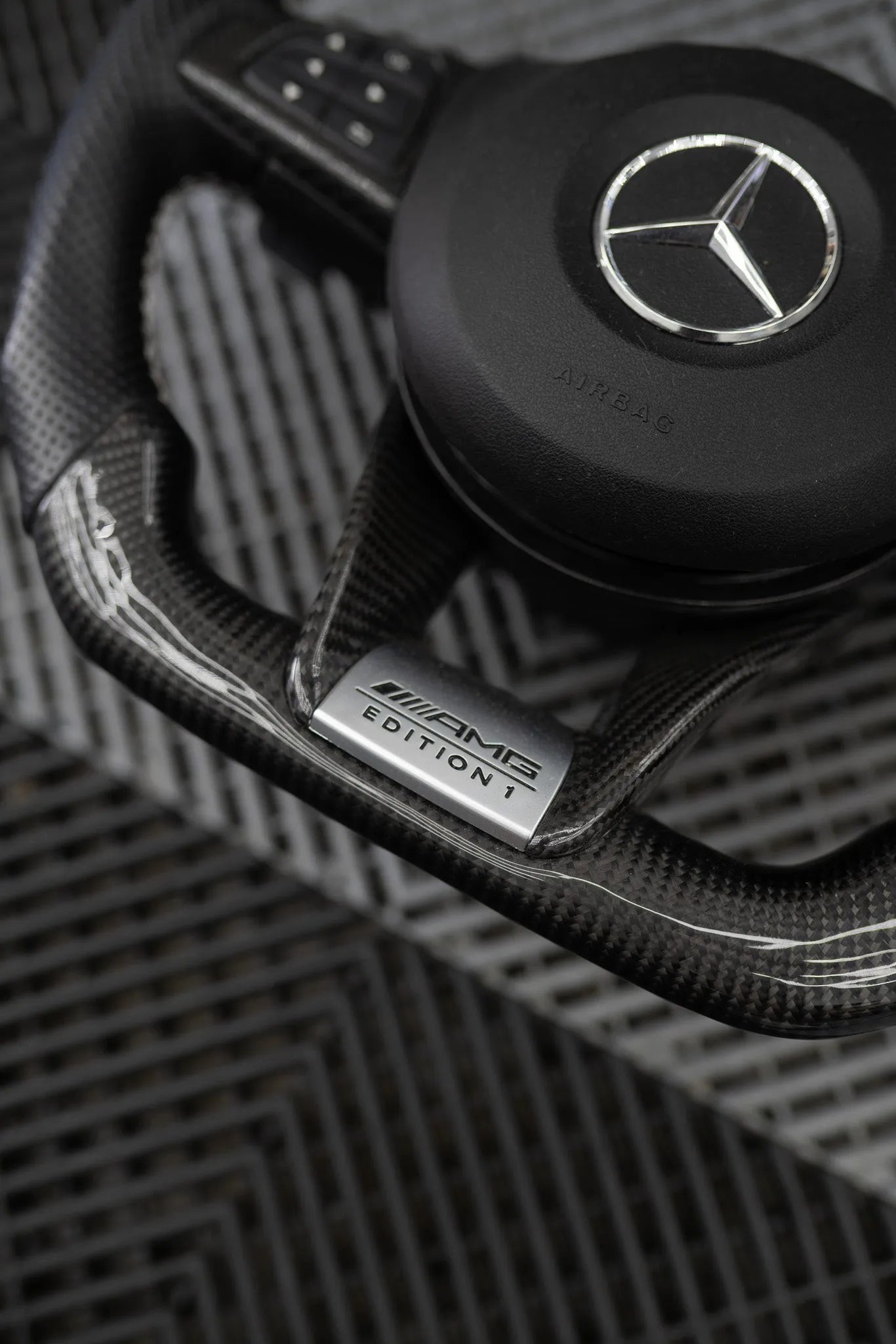 Pre-Configured Carbon Fiber Steering Wheel – Ready to Ship Today