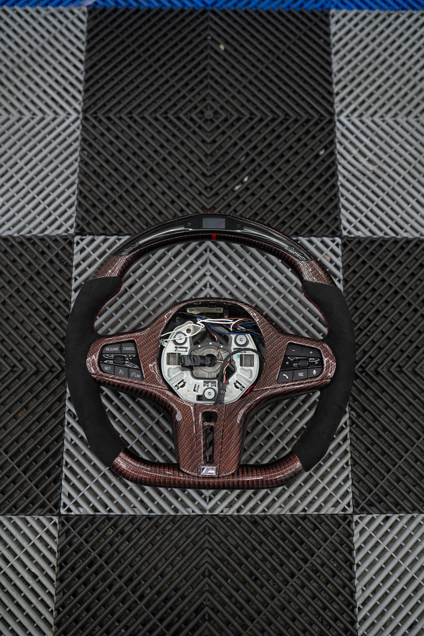 Pre-Configured Carbon Fiber Steering Wheel – Ready to Ship Today