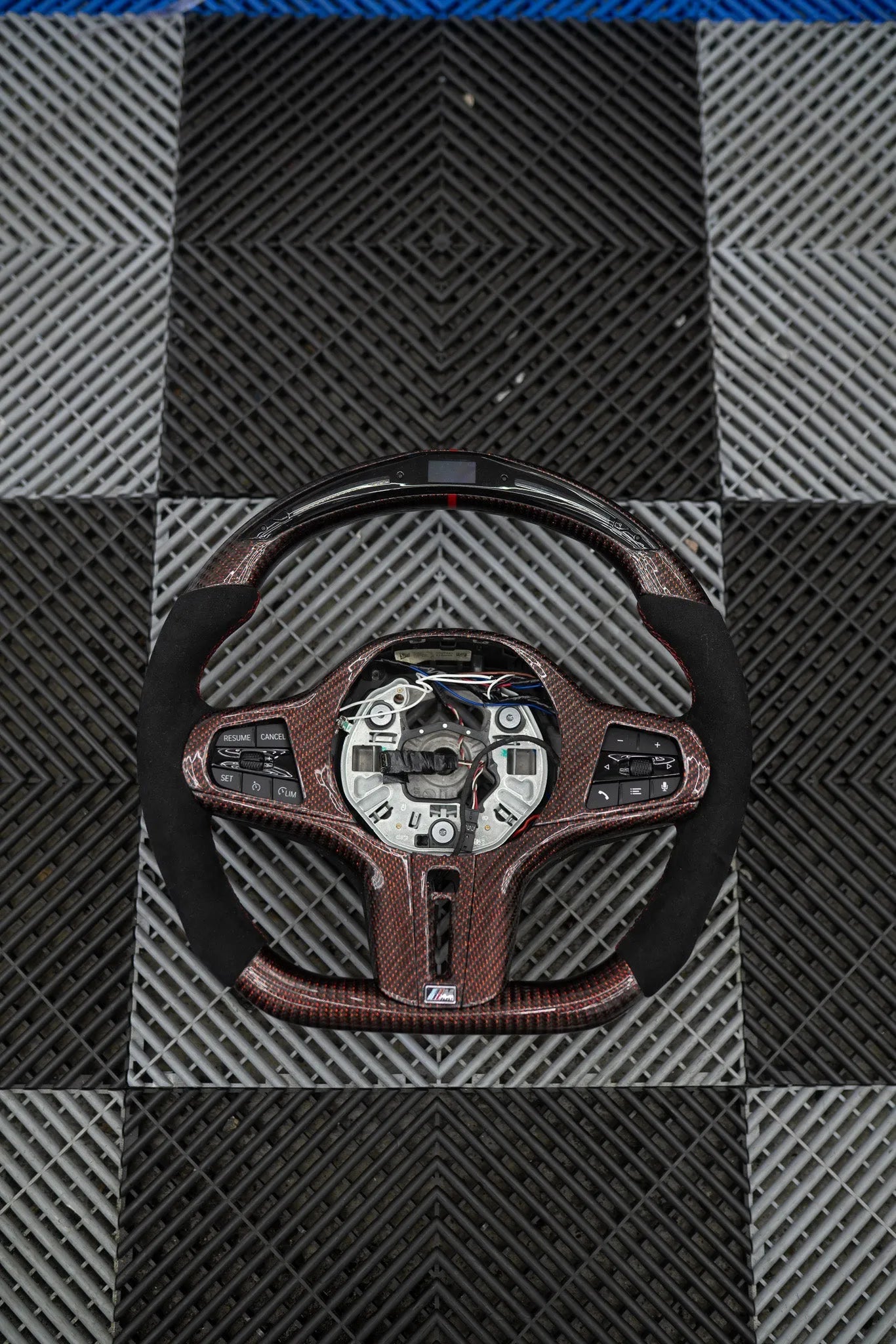 Pre-Configured Carbon Fiber Steering Wheel – Ready to Ship Today