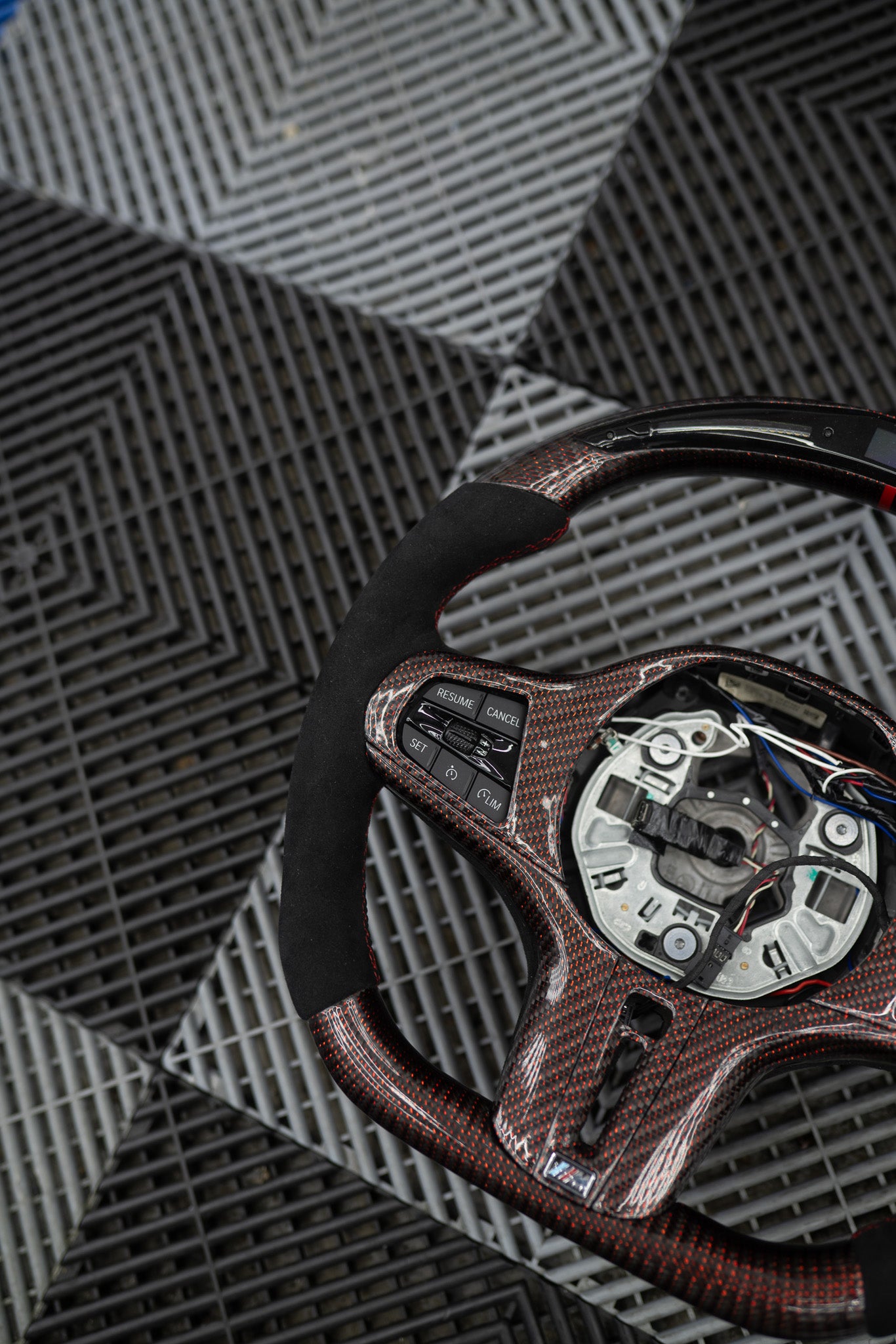 Pre-Configured Carbon Fiber Steering Wheel – Ready to Ship Today