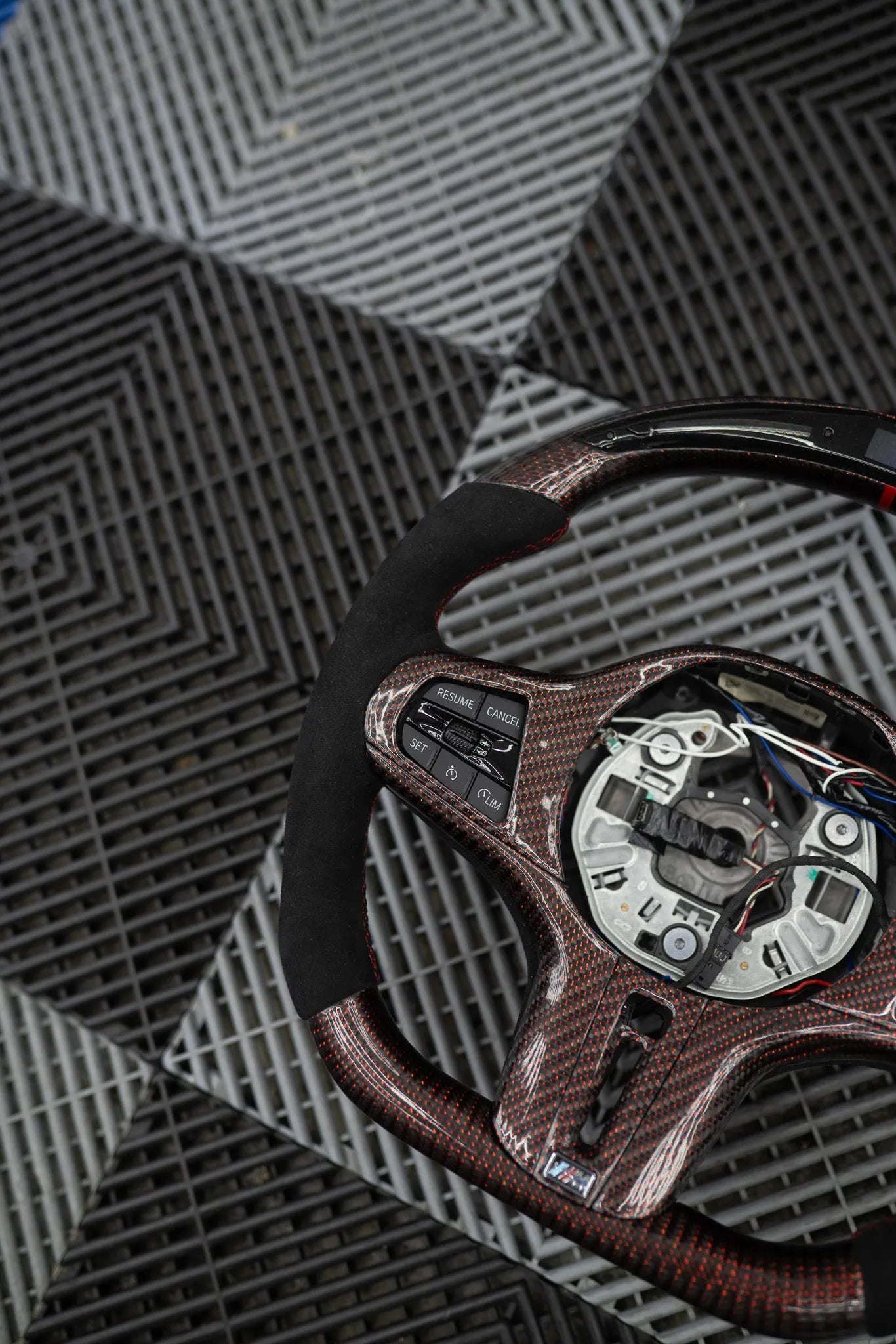 Pre-Configured Carbon Fiber Steering Wheel – Ready to Ship Today
