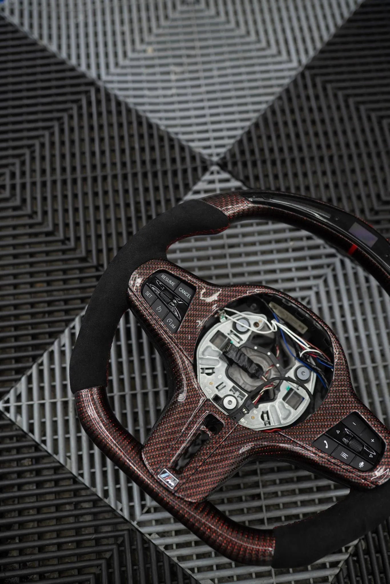 Pre-Configured Carbon Fiber Steering Wheel – Ready to Ship Today