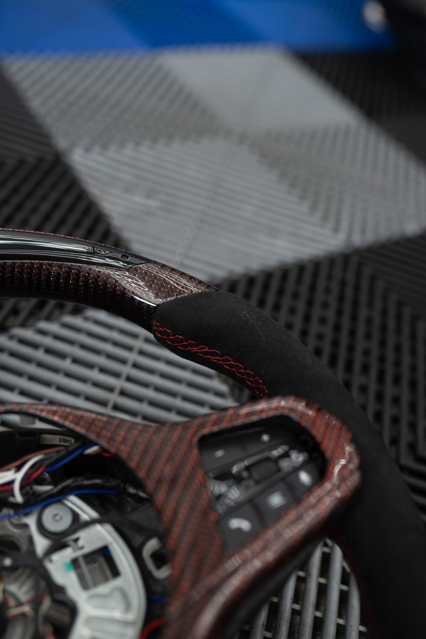 Pre-Configured Carbon Fiber Steering Wheel – Ready to Ship Today