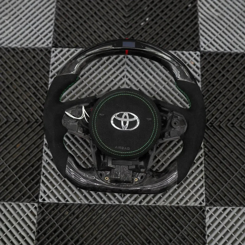 Pre-Configured Carbon Fiber Steering Wheel – Ready to Ship Today