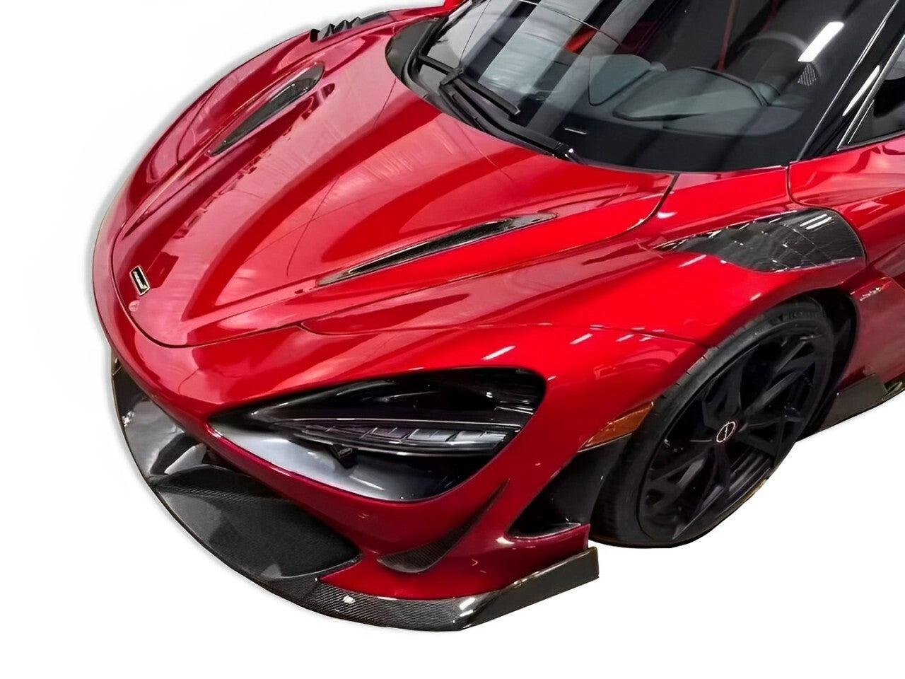 R Style Carbon Fiber Front Lip - McLaren 720S