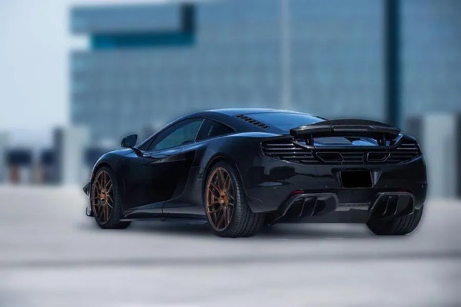 RZA Style Carbon Fiber Rear Diffuser - McLaren 650S & MP4-12C