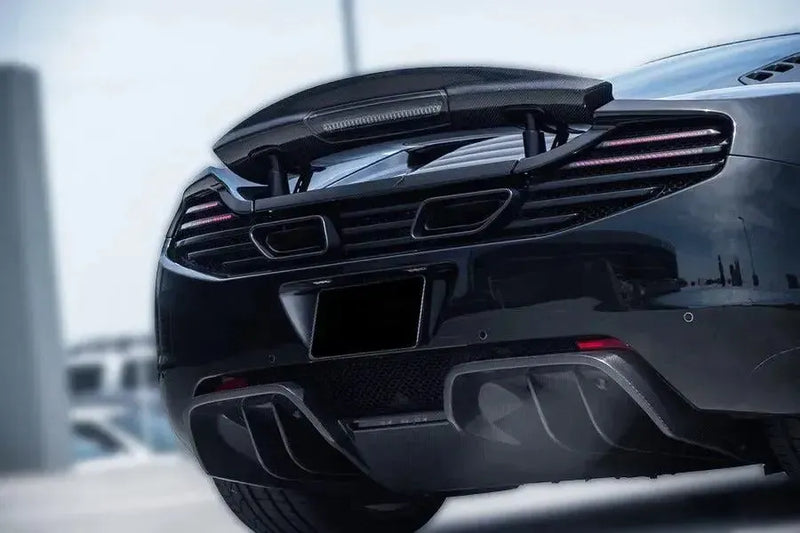 RZA Style Carbon Fiber Rear Diffuser - McLaren 650S & MP4-12C