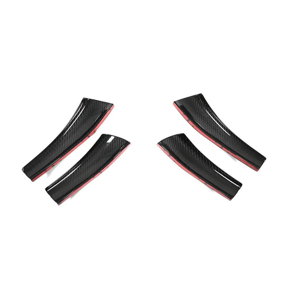 AD Style Carbon Fiber Front Canard Set - BMW G87 M2