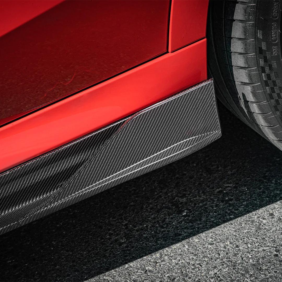 SQ Style Carbon Fiber Side Skirt - BMW G06 X6 LCI