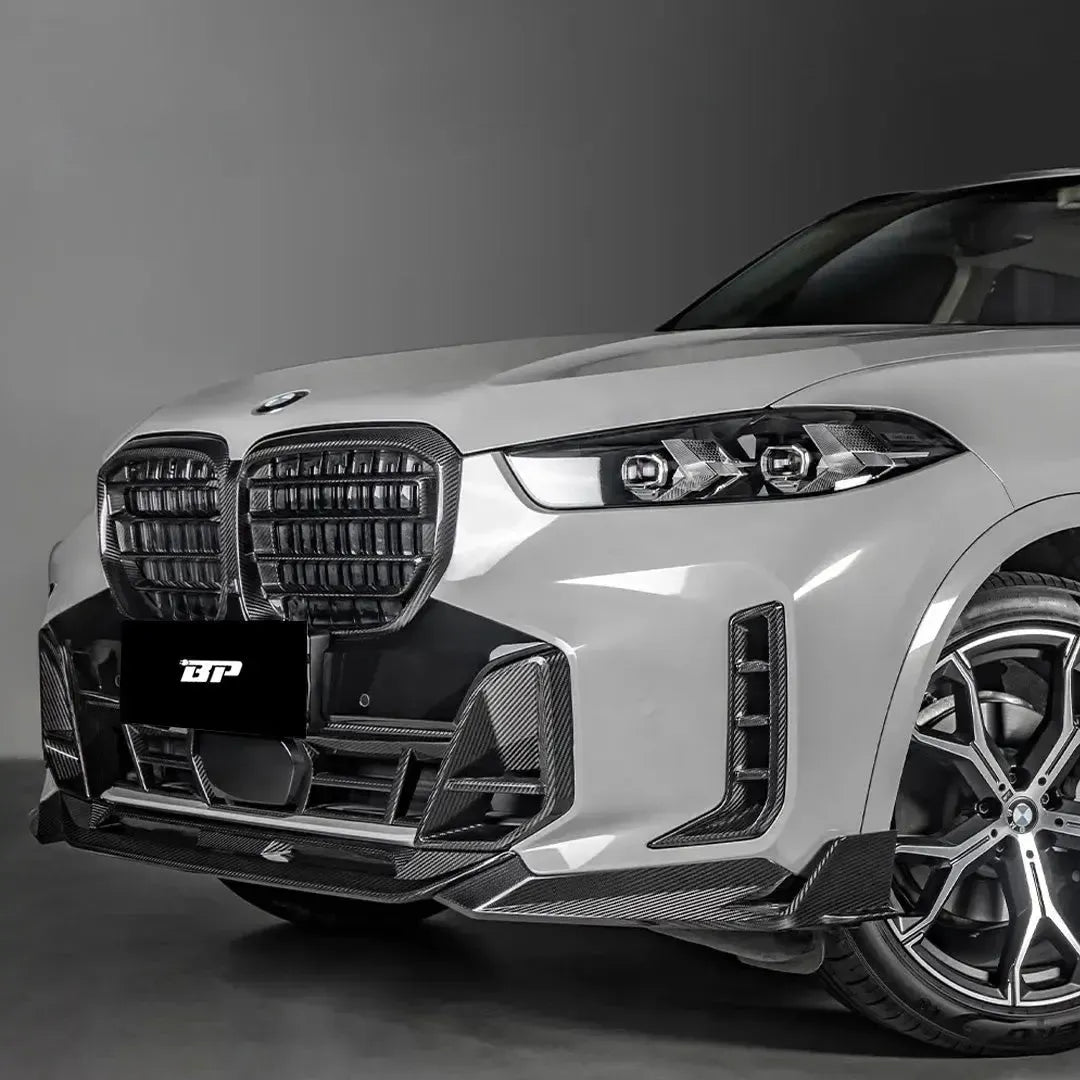 SQ Style Carbon Fiber Front Centre Lower Grille - BMW G05 X5 LCI