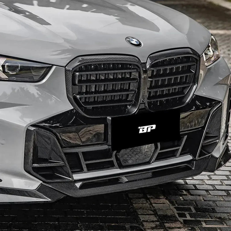 SQ Style Carbon Fiber Front Centre Lower Grille - BMW G05 X5 LCI