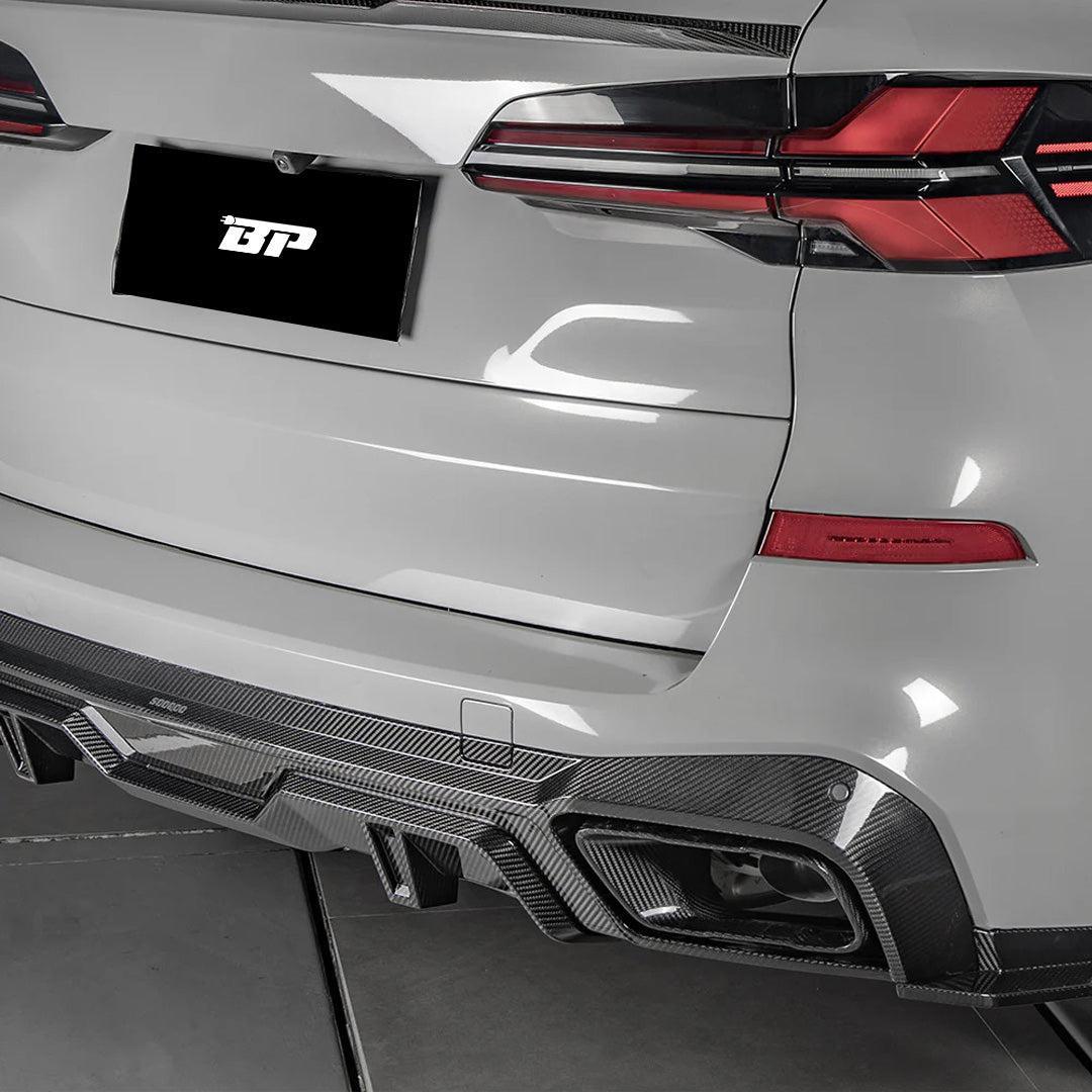 SQ Style Carbon Fiber Exhaust Tips - BMW G05 X5