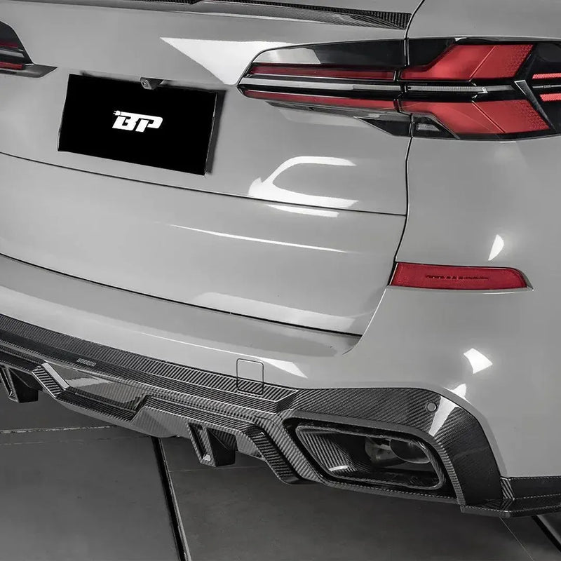 SQ Style Carbon Fiber Exhaust Tips - BMW G05 X5