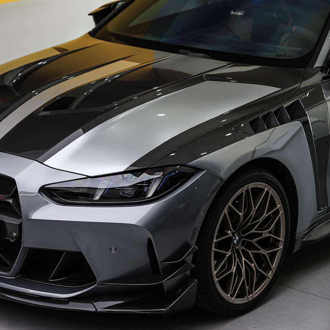 SQ Style Carbon Fiber Front Fenders - BMW G80 M3 & G82/G83 M4