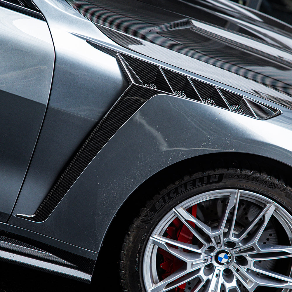 SQ Style Carbon Fiber Front Fenders - BMW G80 M3 & G82/G83 M4