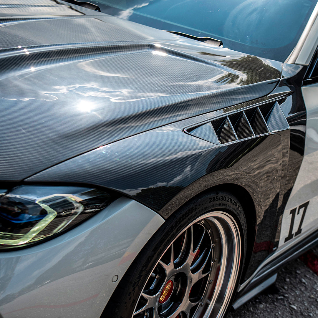 SQ Style Carbon Fiber Front Fenders - BMW G80 M3 & G82/G83 M4