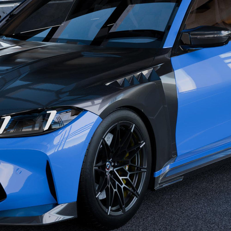 SQ Style Carbon Fiber Front Fenders - BMW G80 M3 & G82/G83 M4