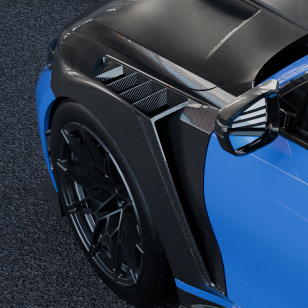 SQ Style Carbon Fiber Front Fenders - BMW G80 M3 & G82/G83 M4
