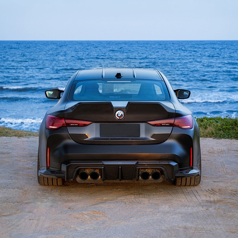 SQ Style Carbon Fiber Rear Trunk - BMW G20 3 Series & G80 M3 & G22 4 Series & G82 M4