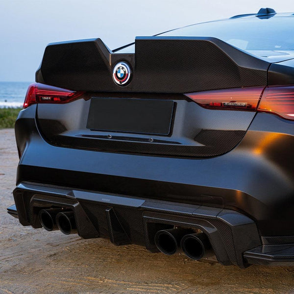 SQ Style Carbon Fiber Rear Trunk - BMW G20 3 Series & G80 M3 & G22 4 Series & G82 M4