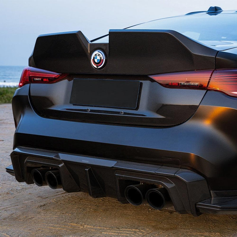 SQ Style Carbon Fiber Rear Trunk - BMW G20 3 Series & G80 M3 & G22 4 Series & G82 M4